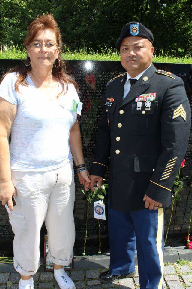 Lisa Johnson can proudly say today, "My Dad was a hero."